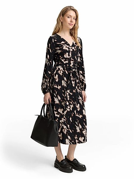 TOM TAILOR Wickelkleid, mit Muster günstig online kaufen