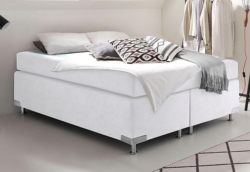 Westfalia Schlafkomfort Boxspringbett Holland, ohne Kopfteil, günstig online kaufen
