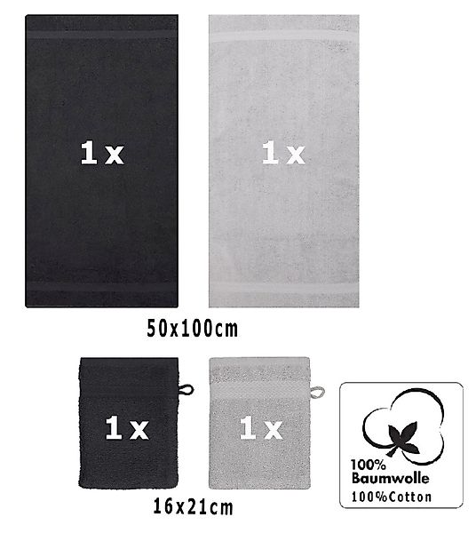 Betz Handtuch Set 4 tlg. Handtuch günstig online kaufen