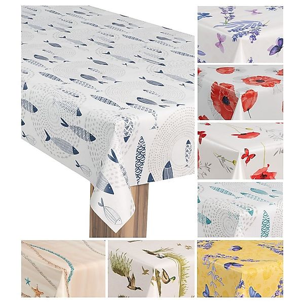 laro Tischdecke Wachstuch-Tischdecke Wachstischdecke Gartentischdecke günstig online kaufen