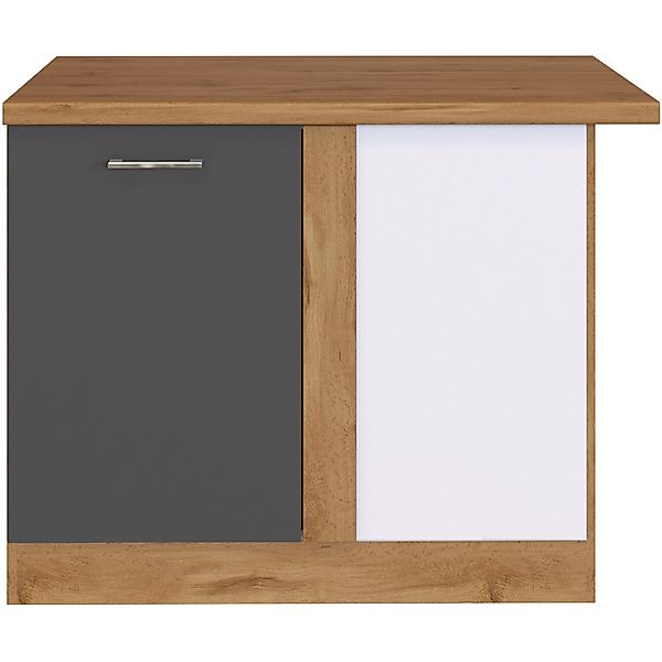 Held Möbel Küchen-Eck-Unterschrank Sorrento 110x85x60cm Tür + EL-B. Anth.-W günstig online kaufen