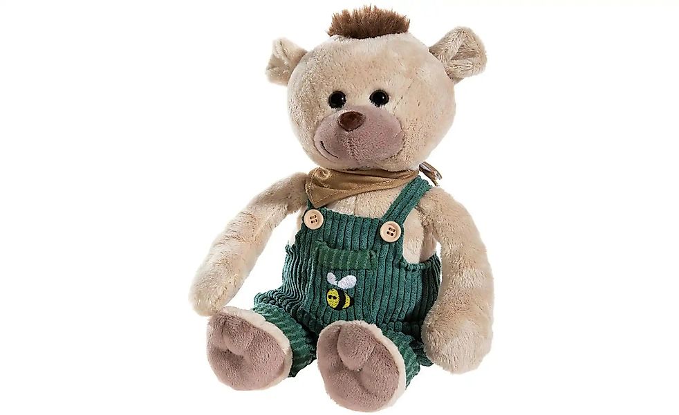 Heunec Plüschtier  Latzhosen-Gang Bär Hugo Honig ¦ braun ¦ Maße (cm): B: 35 günstig online kaufen