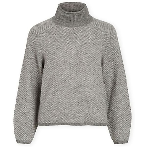 Vila  Pullover Noos Lory High Knit - Medium Grey günstig online kaufen