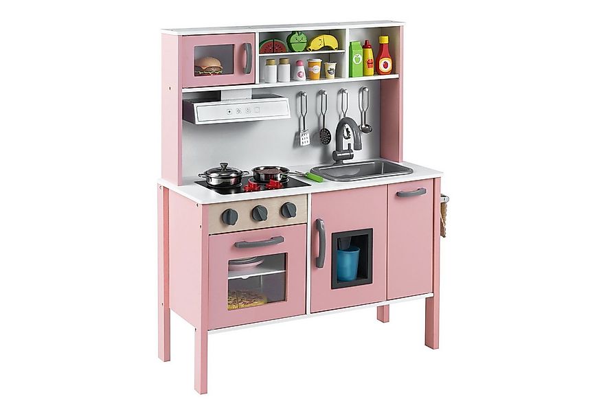 COSTWAY Spielküche Kinderküche, mit 18 TLG. Zubehör günstig online kaufen
