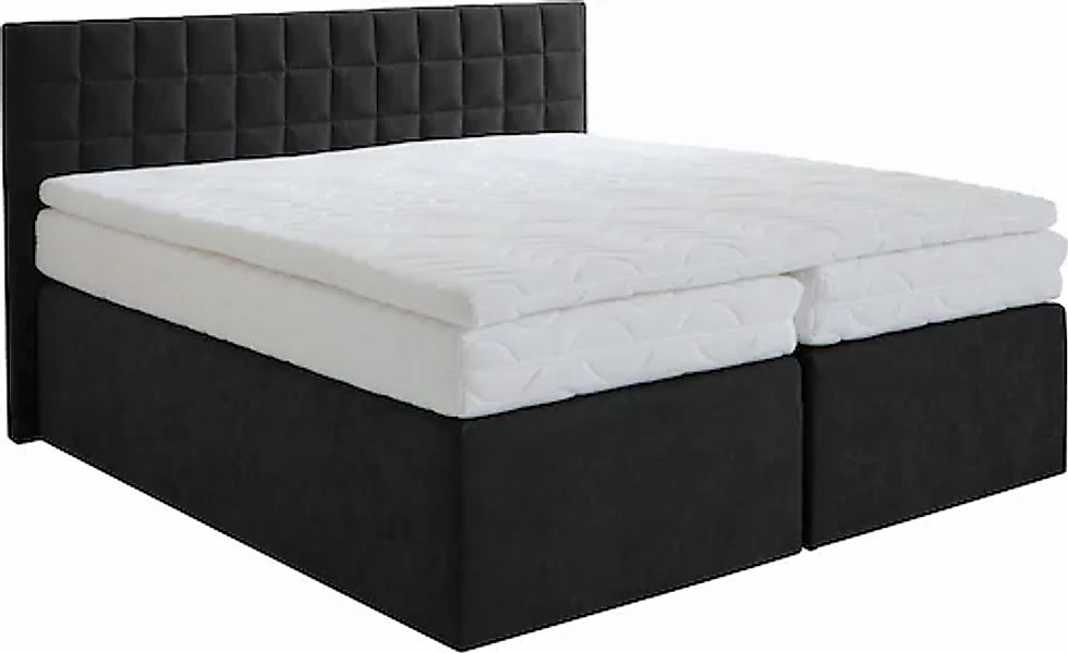 Westfalia Schlafkomfort Boxspringbett, mit schöner Kopfteilversteppung günstig online kaufen