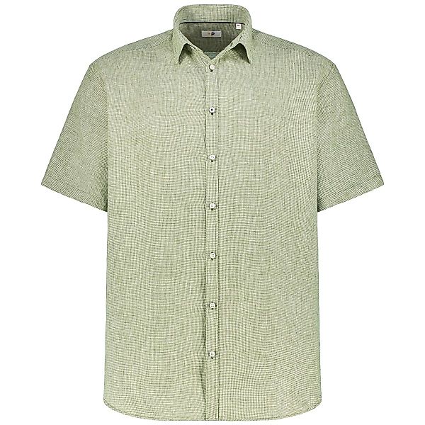 Pfundskerl Trachtenhemd aus Leinen Farbe grün Größe: 4XL günstig online kaufen