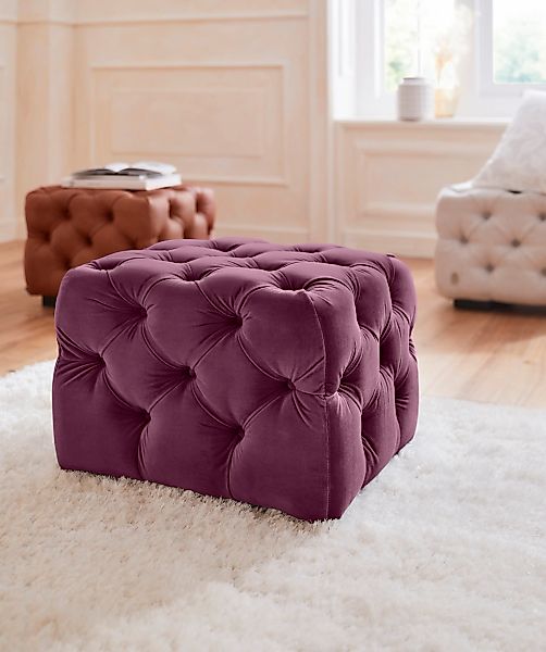 Home affaire "Kalina" mit klassischer Chesterfield-Knopfheftung, passend zu günstig online kaufen