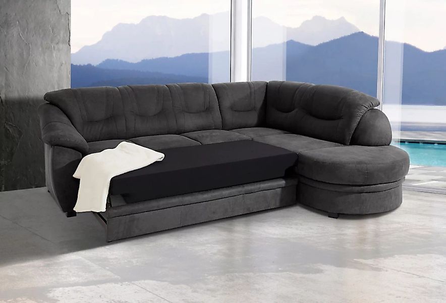 sit&more Ecksofa »Savoni L-Form«, wahlweise mit Bettfunktion günstig online kaufen