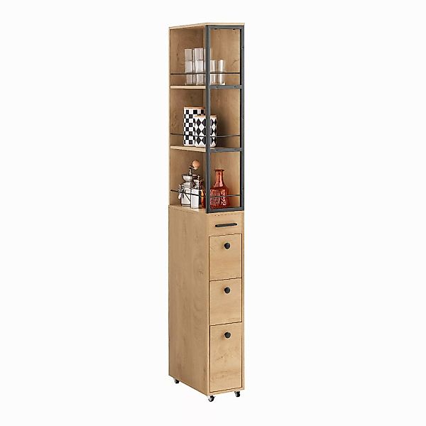 SoBuy Hochschrank NSR13, Küchenwagen, Badrollwagen, Badezimmerregal günstig online kaufen