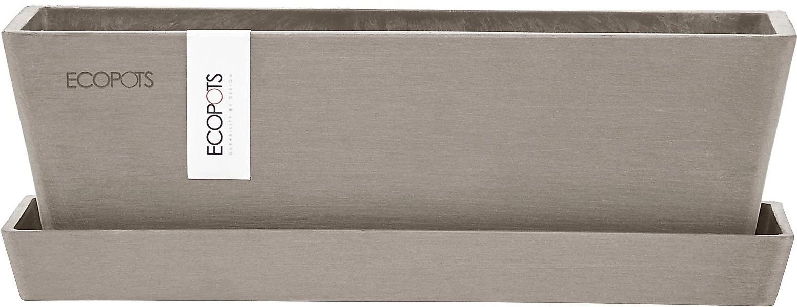 ECOPOTS Balkonkasten Bruges Mini 25 Taupe, günstig online kaufen