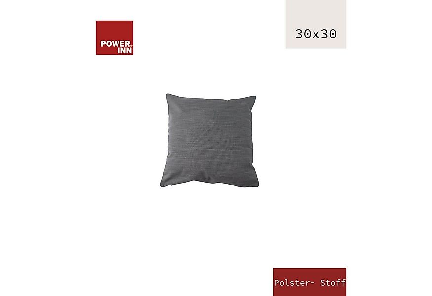 POWER INN Kissenbezug POWER INN Kissenbezug, 30x30cm, Hellgrau, Polsterstof günstig online kaufen