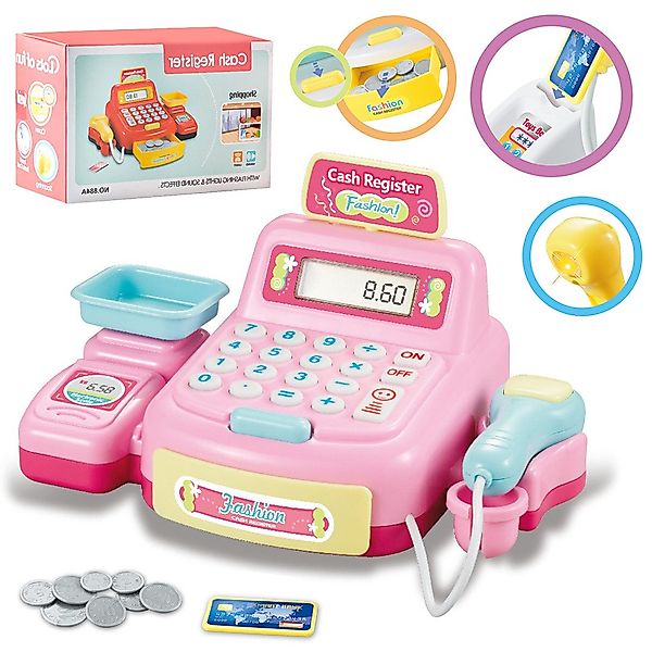 ZEUOPQ Spielkasse Kinderspielzeug Registrierkasse Geräusche und günstig online kaufen