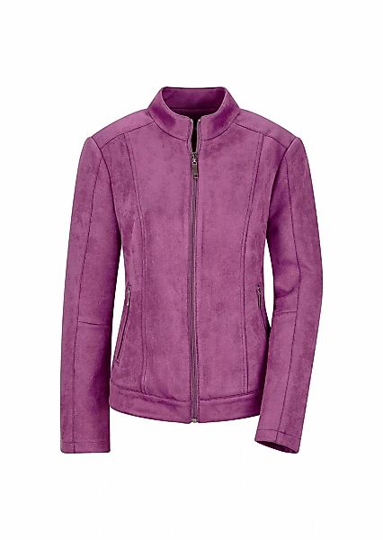 GOLDNER Blouson "Elegante Veloursjacke mit Stehkragen" günstig online kaufen