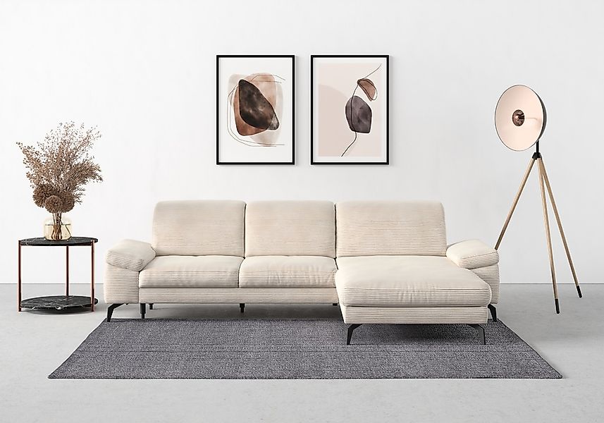 sit&more Ecksofa "Cabana L-Form", Recamiere, wahlweise mit Sitztiefen-, Arm günstig online kaufen