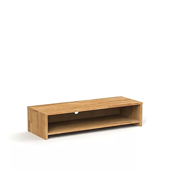 TV-Lowboard JAMES 1-Fach 130 cm Holz massiv günstig online kaufen