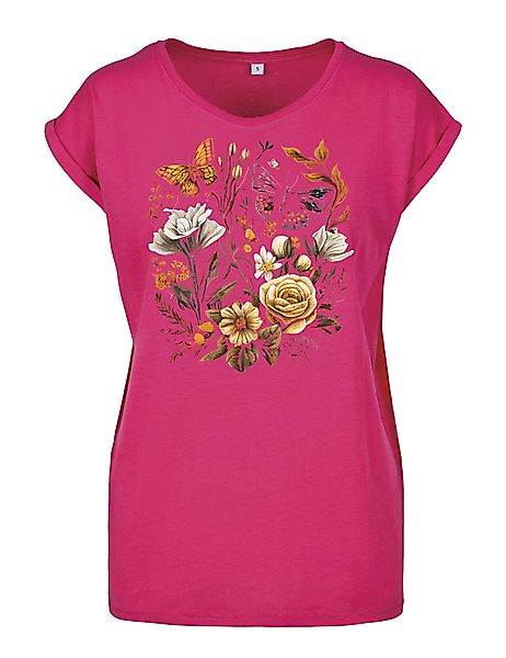Youth Designz Print-Shirt "Flowers Botanic" Damen günstig online kaufen