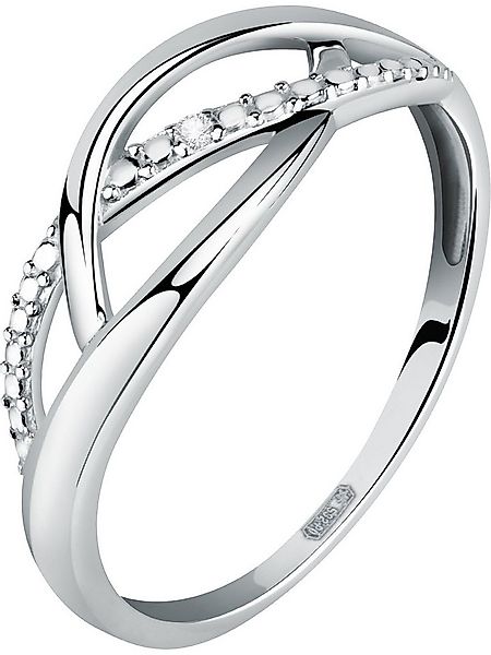 CHRIST Diamantring CHRIST Damen-Damenring 375er Weißgold 1 Diamant günstig online kaufen