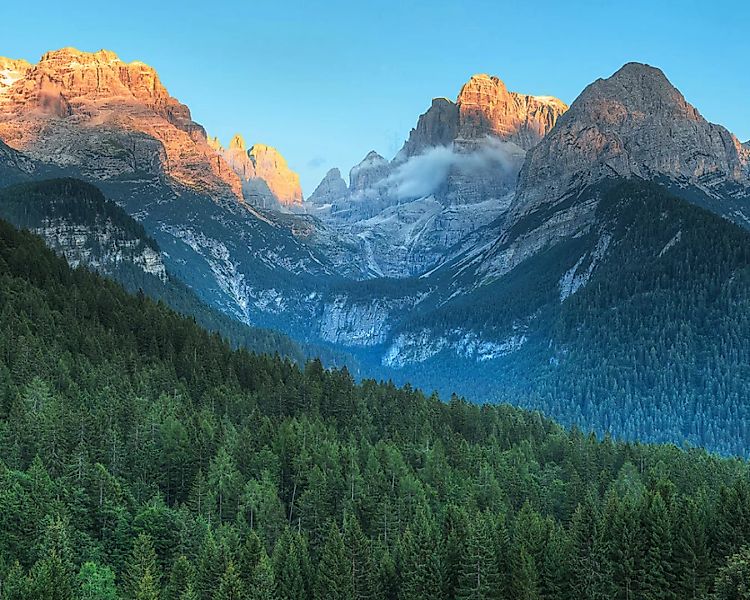 Fototapete "Dolomiten" 4,00x2,50 m / Glattvlies Perlmutt günstig online kaufen