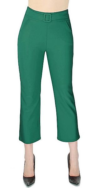 dy_mode Caprihose Damen 7/8 Capri Hose im leichten Schlaghosen Stil Sommerh günstig online kaufen