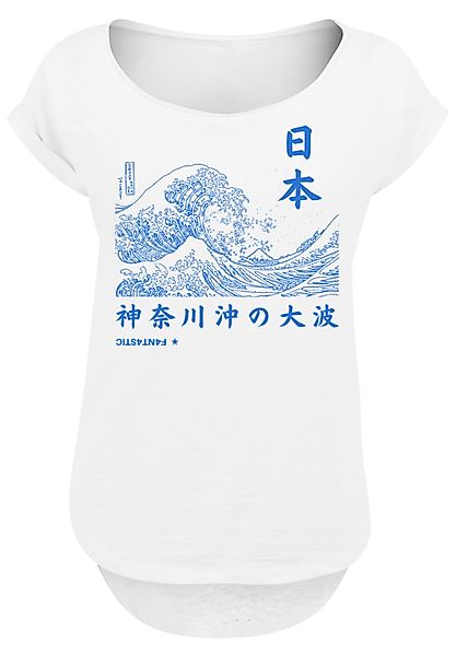 F4NT4STIC T-Shirt "Kanagawa Welle Japan Color", Print günstig online kaufen