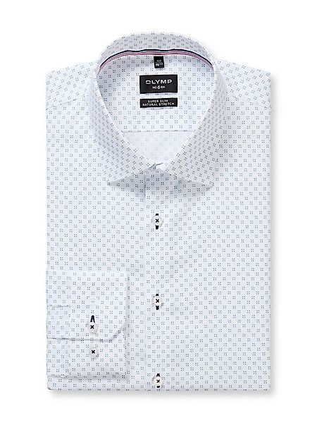 OLYMP Langarmhemd No. Six Businesshemd, super slim, Kentkragen günstig online kaufen