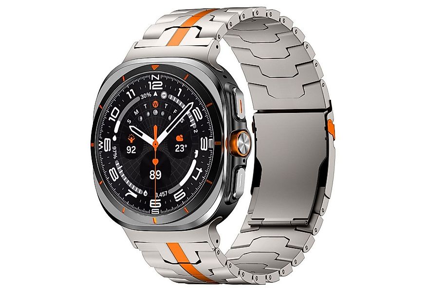 Wigento Smartwatch-Armband Für Samsung Galaxy Watch Ultra 47mm Three Bead M günstig online kaufen