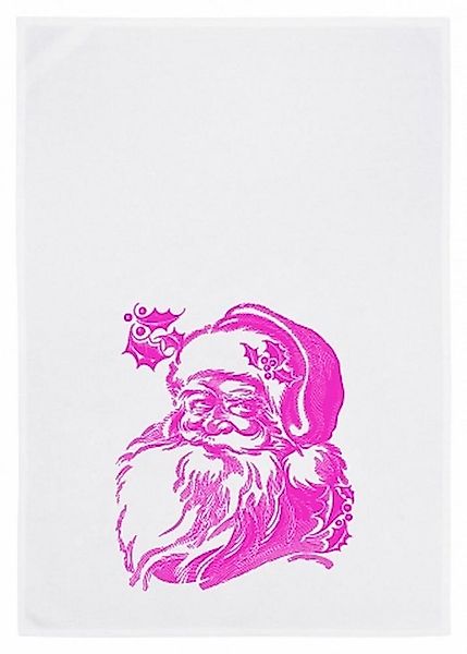 17,30 Hamburg Geschirrtuch Weihnachtsmann, neon pink, (1-tlg), 50x70cm, Sie günstig online kaufen