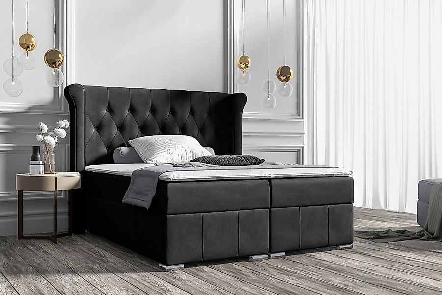 99rooms Boxspringbett Alonzo (Schlafzimmerbett, Bett), Design günstig online kaufen