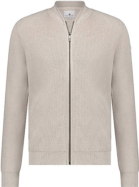 State Of Art Strickjacke Zip Beige - Größe 3XL günstig online kaufen