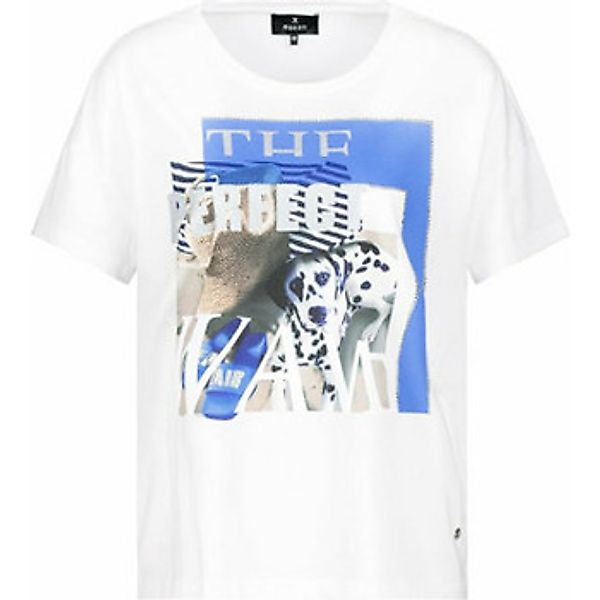 Monari  T-Shirt Rundhals T-Shirt für Damen in weiß günstig online kaufen