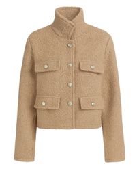 Mississhop Kurzjacke Elegante Übergangsjacke in Teddy-Optik, günstig online kaufen
