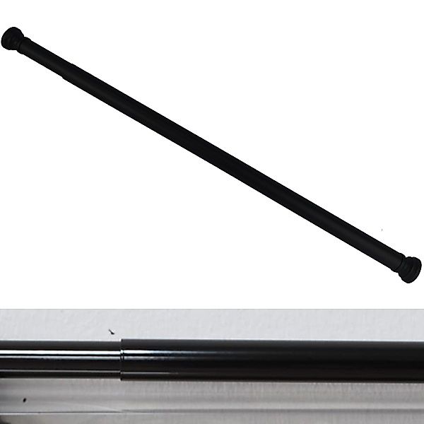 Ekershop Duschvorhangstange Alu Schwarz Duschstange 140 günstig online kaufen