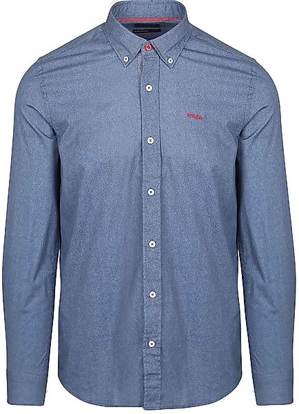 NZA Shirt James Oban Poplin Blau - Größe XXL günstig online kaufen