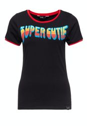 QueenKerosin Kurzarmshirt Super Cutie mit Retro günstig online kaufen