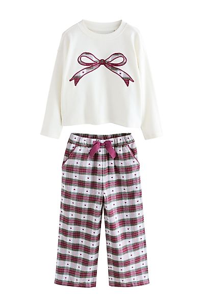 Next Pyjama Weihnachtliche Schlafanzughose aus Webstoff günstig online kaufen