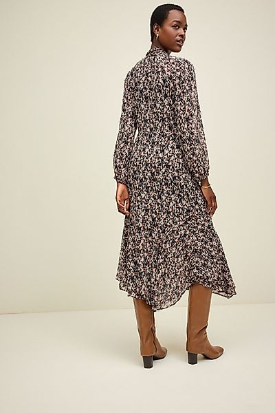Next Midikleid Asymmetrisches Midikleid mit langen günstig online kaufen
