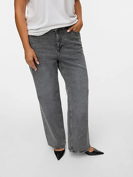 Vero Moda Curve High-waist-Jeans "VMCTESSA HR WIDE J RA206 GA CUR NOOS" günstig online kaufen