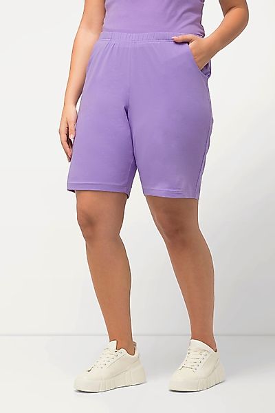 Ulla Popken Bermudas Jerseyshorts Taschen Elastikbund günstig online kaufen