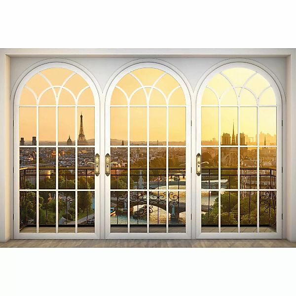 Komar Fototapete Vlies Belle Vue  400 x 260 cm günstig online kaufen