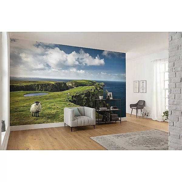 KOMAR Vlies Fototapete - Green Ireland - Größe 450 x 280 cm mehrfarbig günstig online kaufen