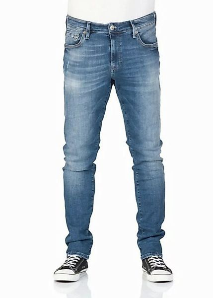 Mavi Herren Jeans James - Skinny Fit - Blau - Mid Brushed Ultra Move günstig online kaufen