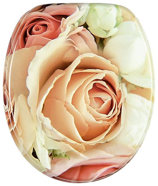 Sanilo WC-Sitz Rosa Rose, mit Absenkautomatik günstig online kaufen