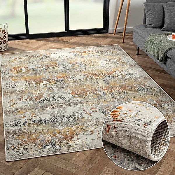 Myflair Möbel & Accessoires Teppich »Aurora 2«, rechteckig, 2 mm Höhe, Flac günstig online kaufen
