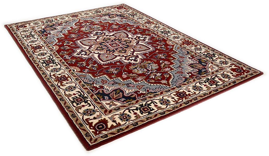 THEKO Wollteppich »Royal Heriz«, rechteckig, 14 mm Höhe, reine Wolle, Orien günstig online kaufen