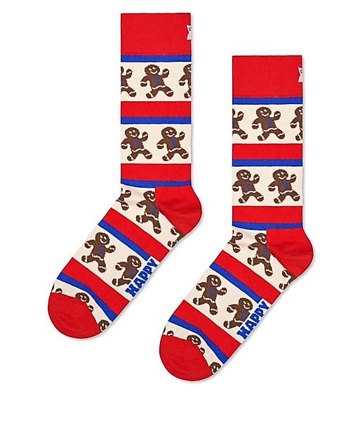 Happy Socks Freizeitsocken Gingerbread Stripe Socken günstig online kaufen