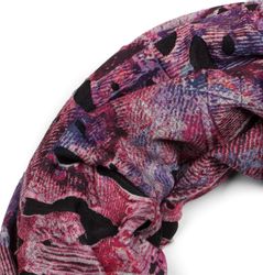 styleBREAKER Loop Loop Schal mit Farbklecksen günstig online kaufen