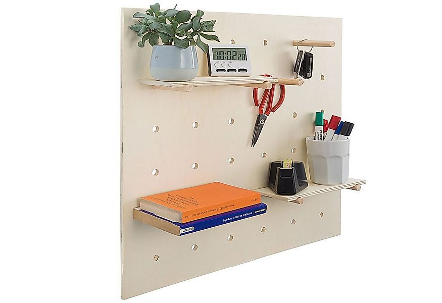 Goods+Gadgets Wandregal Pegboard, Werkzeugwand, Kreatives Stecktafel Ordnun günstig online kaufen