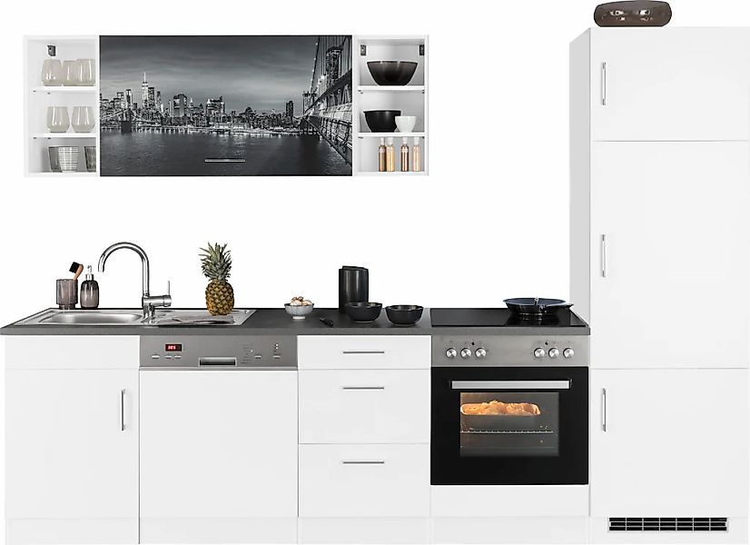 KOCHSTATION Küchenzeile "KS-Paris – Küchen mit einzigartigen Fotomotiven au günstig online kaufen