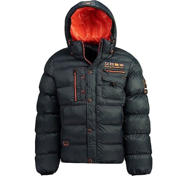 Geographical Norway Winterjacke Herren Steppjacke in Unifarbe, mit abnehmba günstig online kaufen
