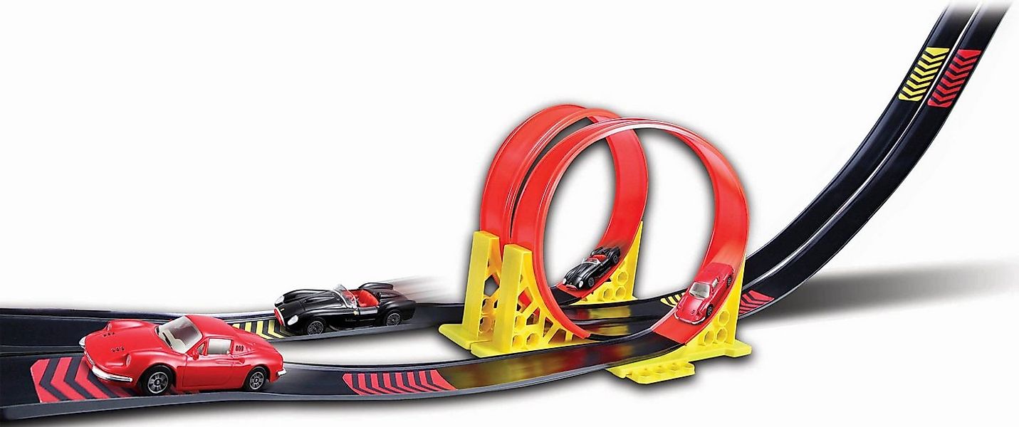 Bburago Spiel-Gebäude Race and Play - Dual Loop, inklusive 2 Fahrzeuge günstig online kaufen